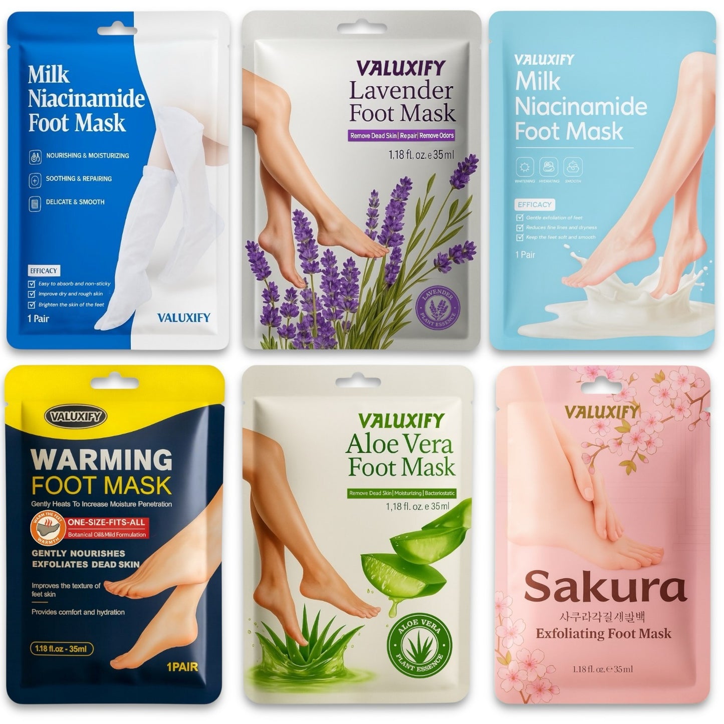 3 Exfoliating Foot Peel Sock  Moistursising Mask Baby Soft Feet Remove Dead Skin