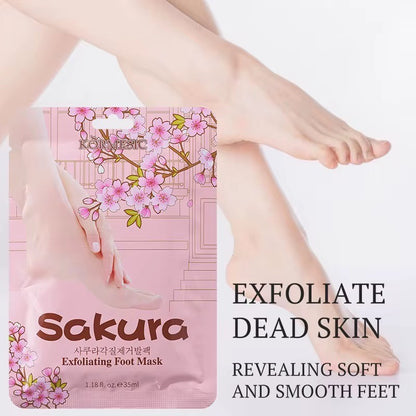 3x Cherry Exfoliating Foot Peel Masks