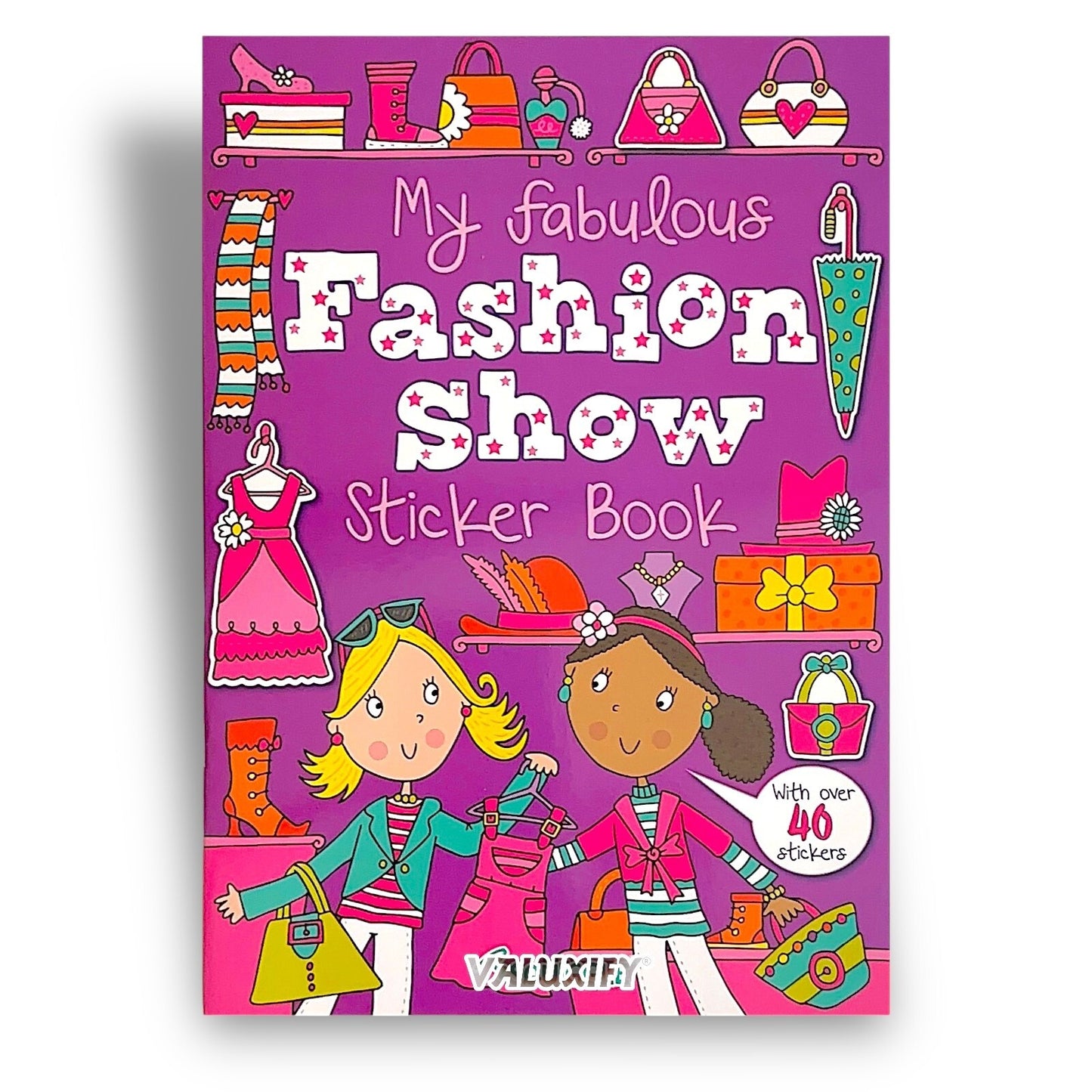 KIDS STICKER COLOURING BOOKS ACTIVITY BALLERINA UNICORN PIRATE OVER 50 STICKER