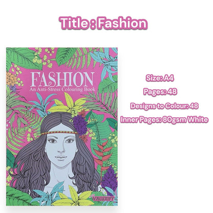 Adult & Teen Advanced Colouring Books – Stress Relief Art Therapy Patterns