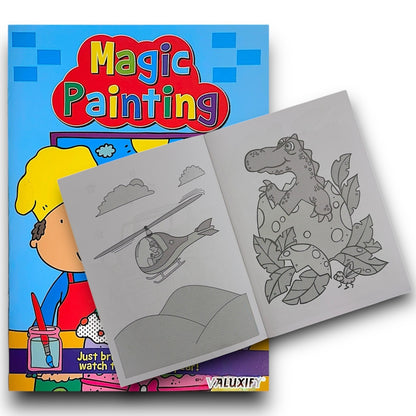 2 | Kids Magic Painting Colouring Books - Just Use Water | A4 Size