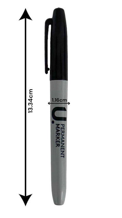 72 Black Permanent Marker Pens Bullet Point Tip Marker Permanent ink marker