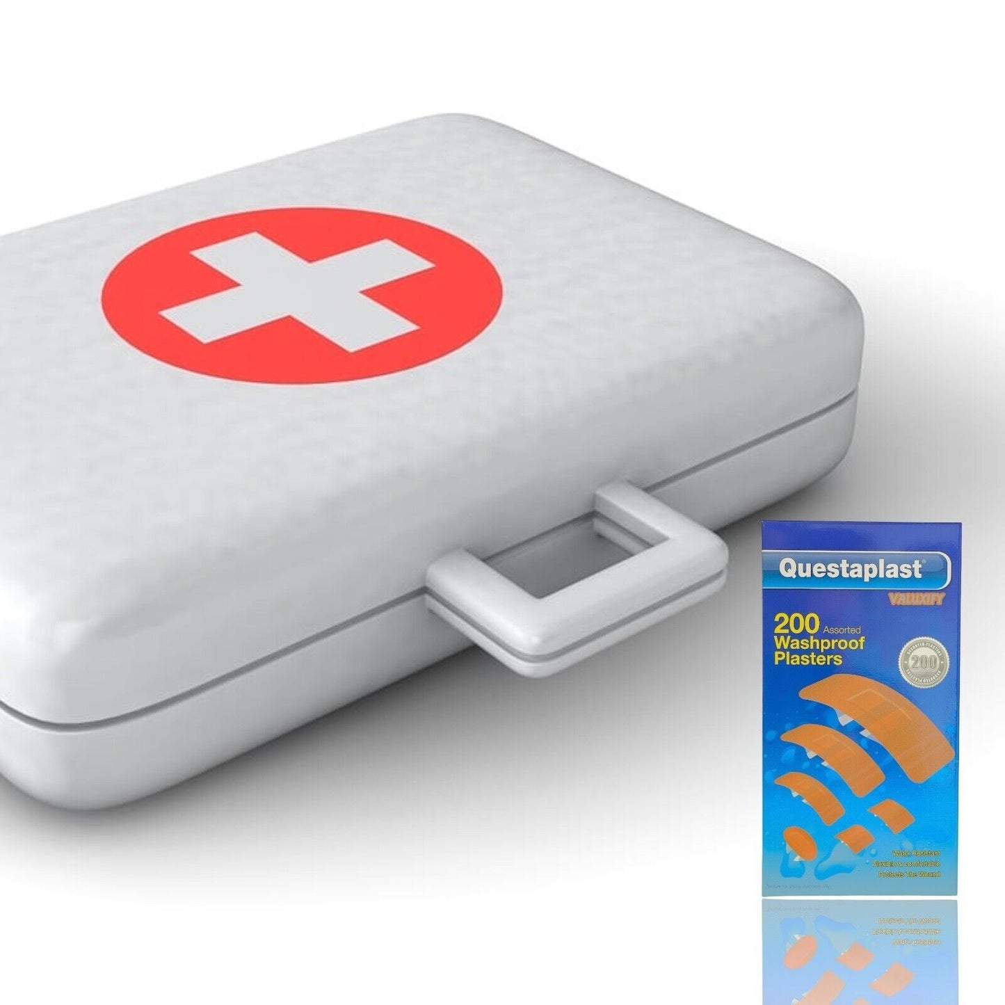 200 Assorted Washproof Plasters Waterproof Breathable Adhesive First Aid Healing