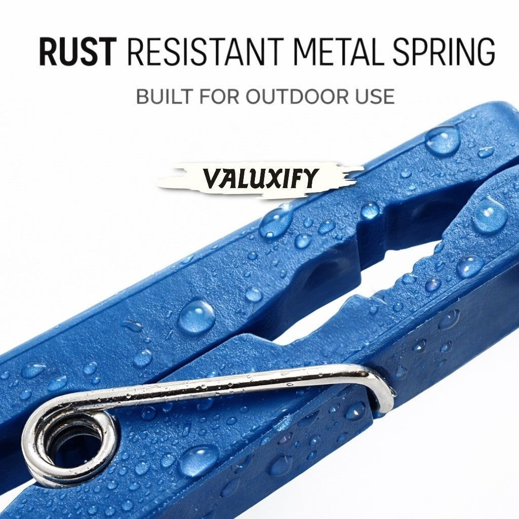 36 72 108 216 Super Strong Clothes Pegs Metal Spring Heavy Duty Washing Line Peg