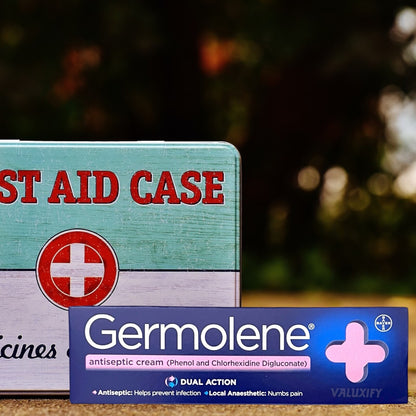 Germolene Antiseptic Cream Dual Action with Local Anaesthetic Numbs Pain 30g