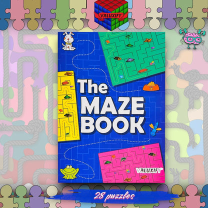 Kids Children Puzzle Activity Book Learning Book Girl Boys Word Search | Maze