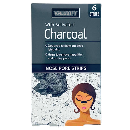 Nose Pore Strips Blackhead Removal Tea Tree Charcoal Deep Cleansing Unclog Pores