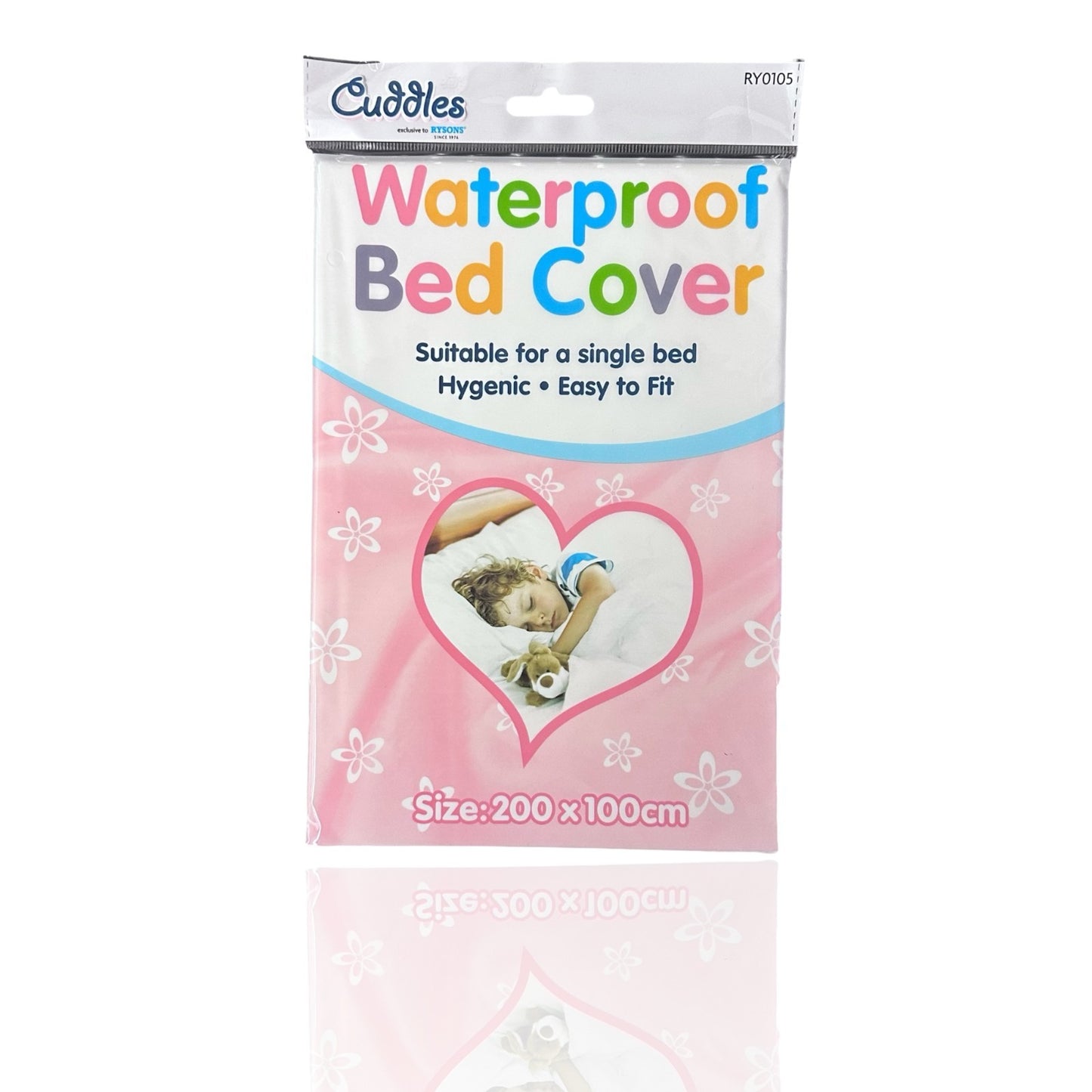 WATERPROOF CHILD BED SHEET COVER SINGLE MATTRESS PROTECTOR PLASTIC KID WETTING