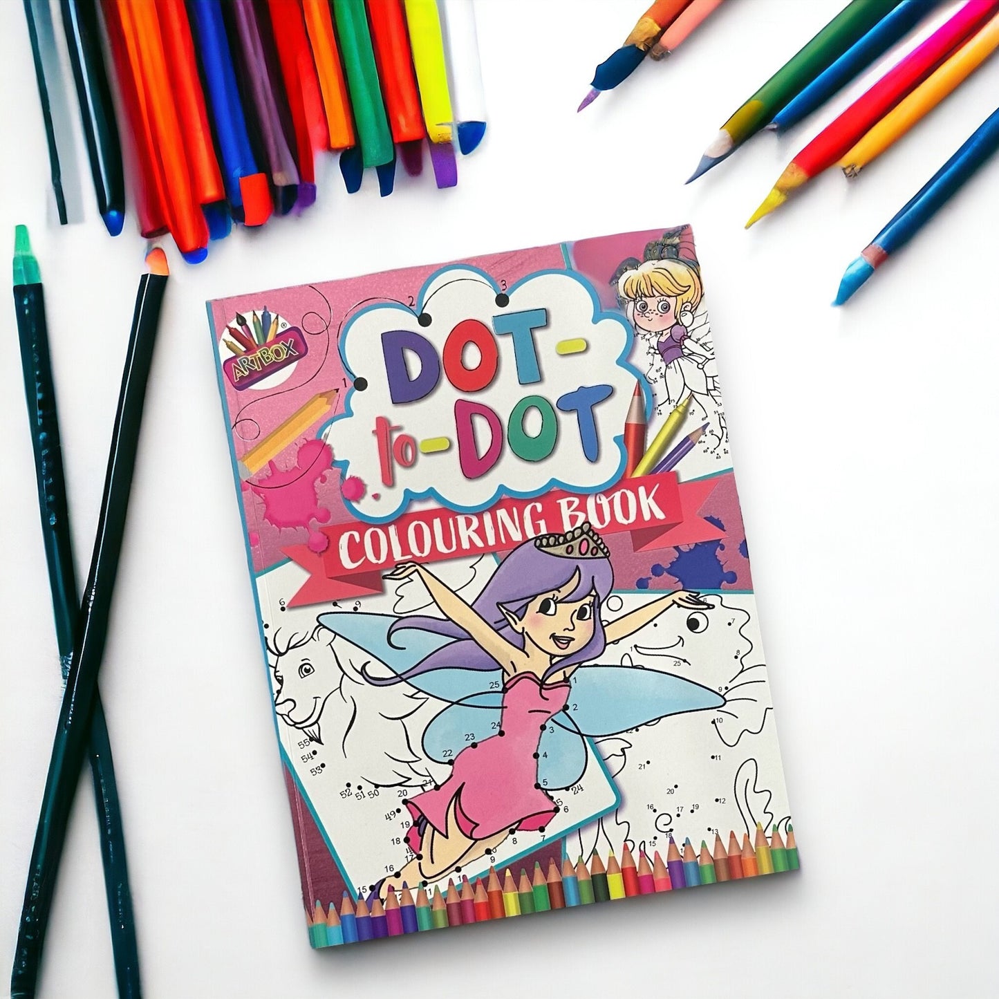 Dot To Dot Colouring Books