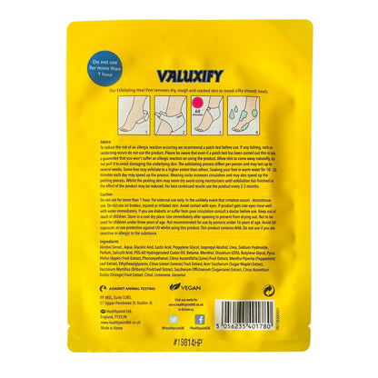 2x Exfoliating Foot Peel Heel Peel Treatment Remove Dry Cracked Skin Healthpoint