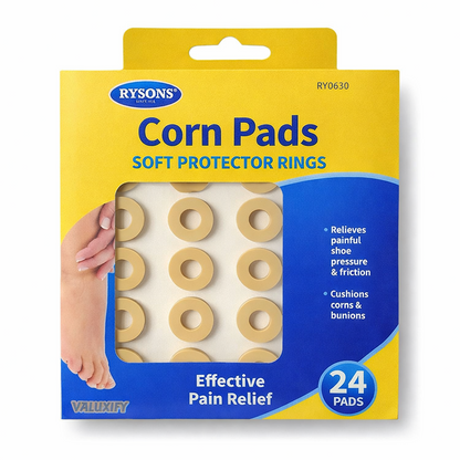 Corn Pads Foam Cushions Adhesive Rings Pain Relief Protective Foot Plasters Bulk