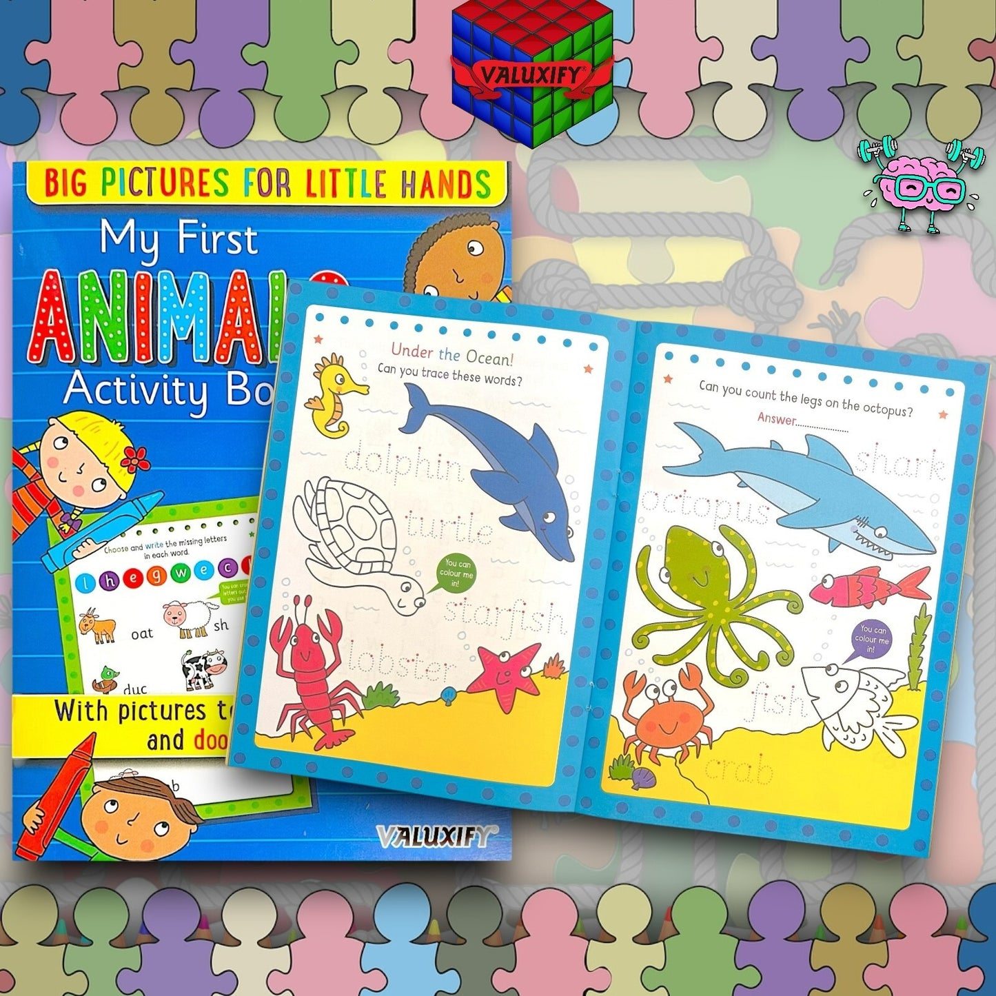 3 | My FIRST LEARNING BOOKS | WORDS | OPPOSITES | ANIMALS FUN LEARNING KIDS BOOK