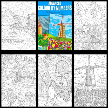 Adult & Teen Advanced Colouring Books – Stress Relief Art Therapy Patterns