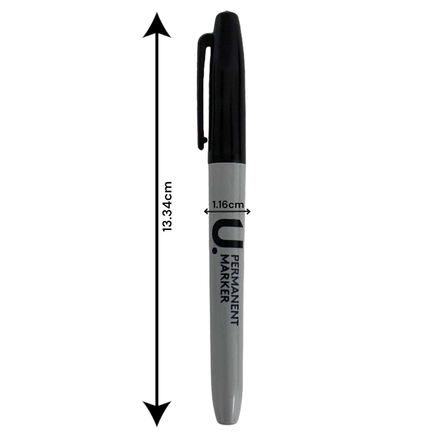 72 Black Permanent Marker Pens Bullet Point Tip Marker Permanent ink marker