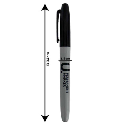 72 Black Permanent Marker Pens Bullet Point Tip Marker Permanent ink marker