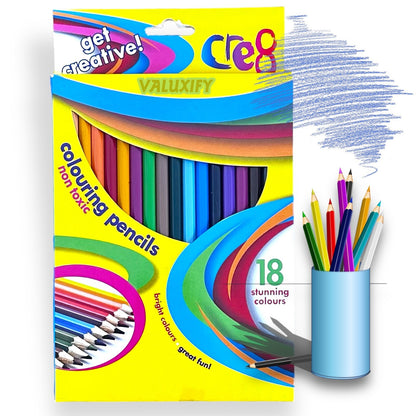 Adult Advance Jungle Colouring Book Colour Therapy Anti Stress 18 Pencils