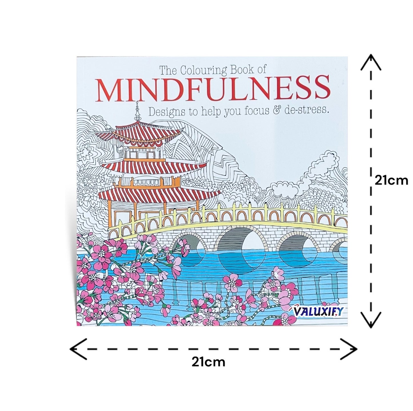 Adult Anti Stress Colouring Book Happy Love Mindfulness Tranquil Relaxing Colour