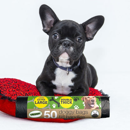 Doggy Poop Bags Extra Strong Double Thick  Extra Large Tie Handle  Poo 1000 bags