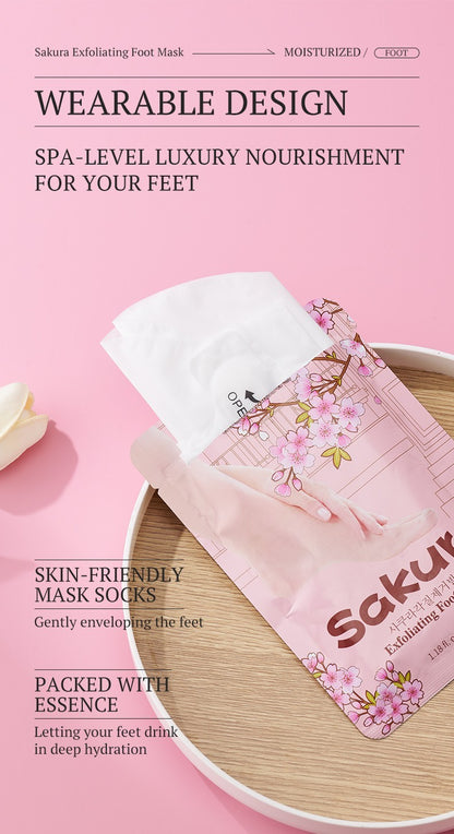 3 Exfoliating Foot Peel Sock  Moistursising Mask Baby Soft Feet Remove Dead Skin