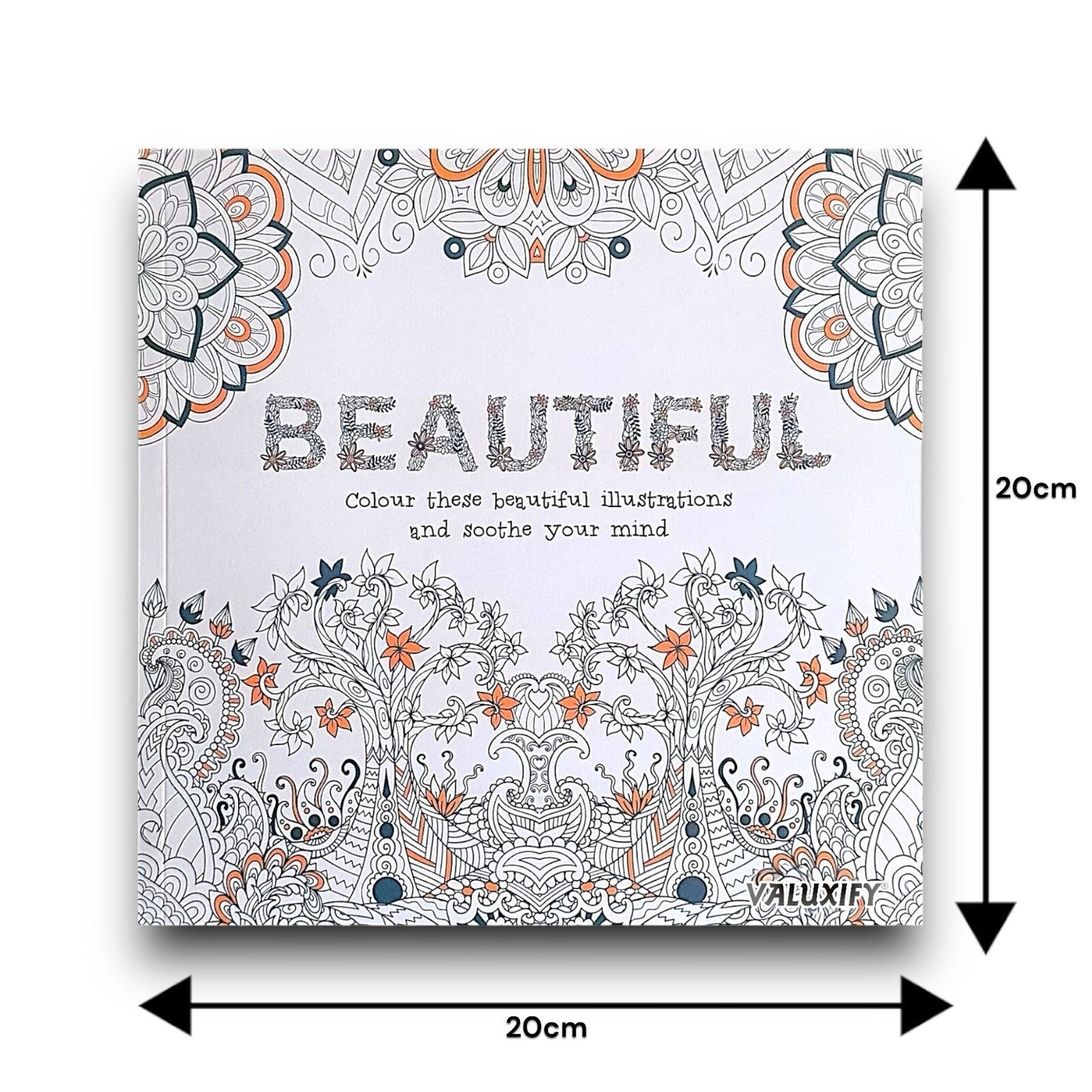 Adult & Teen Advanced Colouring Books – Stress Relief Art Therapy Patterns