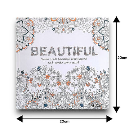 Adult & Teen Advanced Colouring Books – Stress Relief Art Therapy Patterns