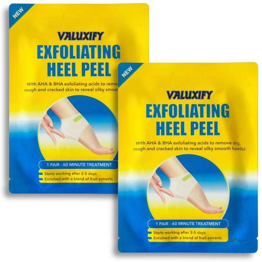 2x Exfoliating Foot Peel Heel Peel Treatment Remove Dry Cracked Skin Healthpoint