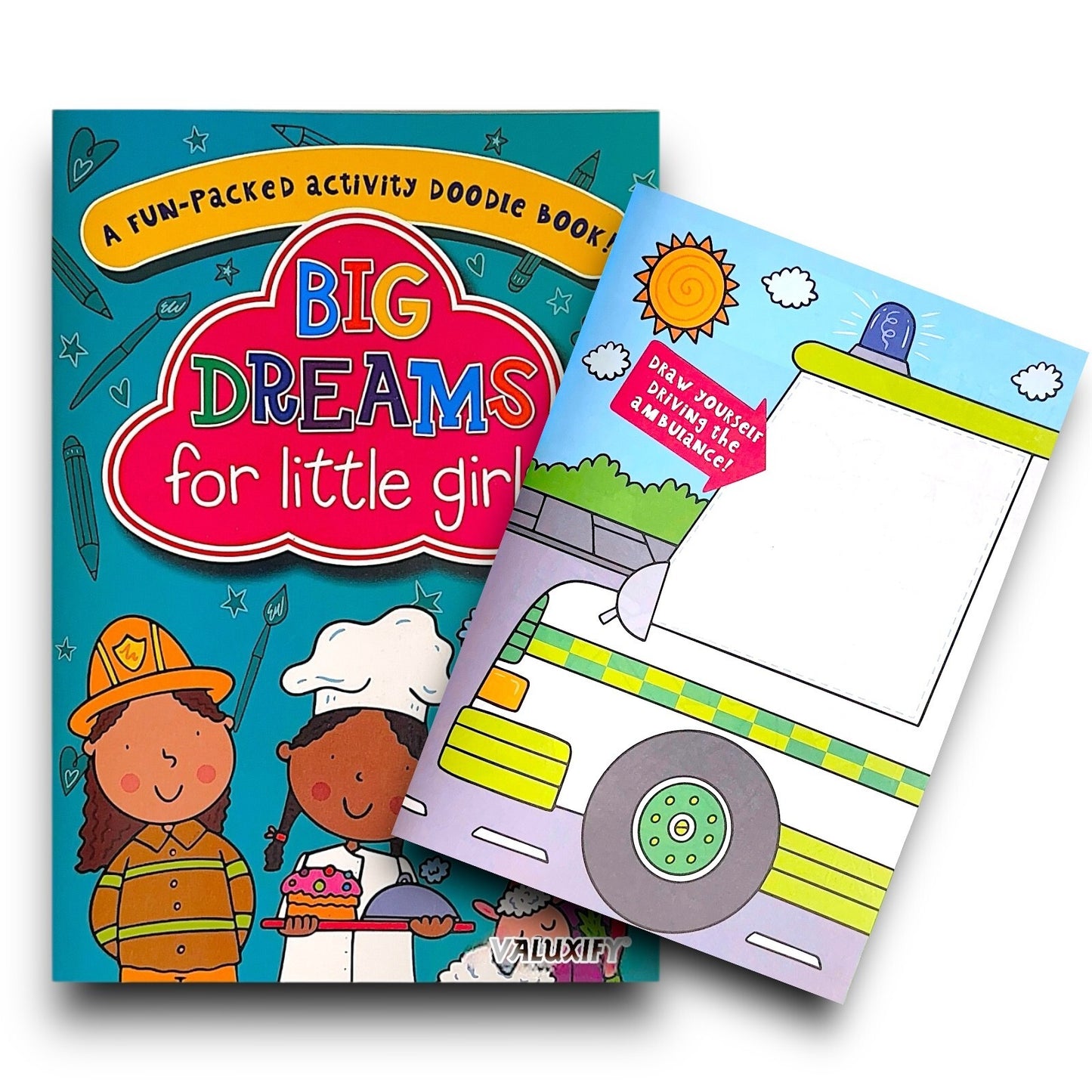 2 | Big Dreams Doodle Colouring Kids Activity Books Girls Boys Children Books