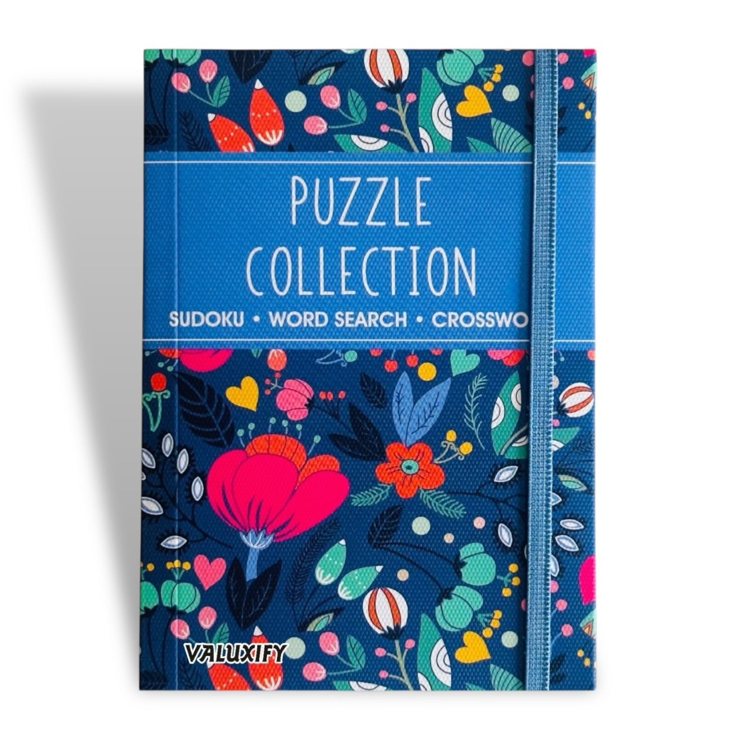 A6 Premium Puzzle Book Crossword Sudoku Word Search Travel Brain Activity Puzzle