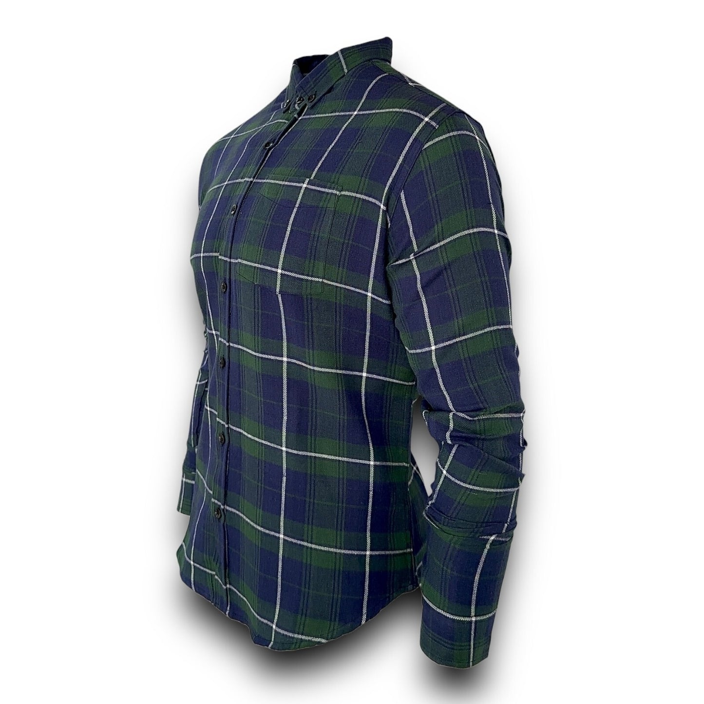 Mens Shirt Check Long Sleeve Regular Fit Men's Shirt Work Casual Formal  Shirt M
