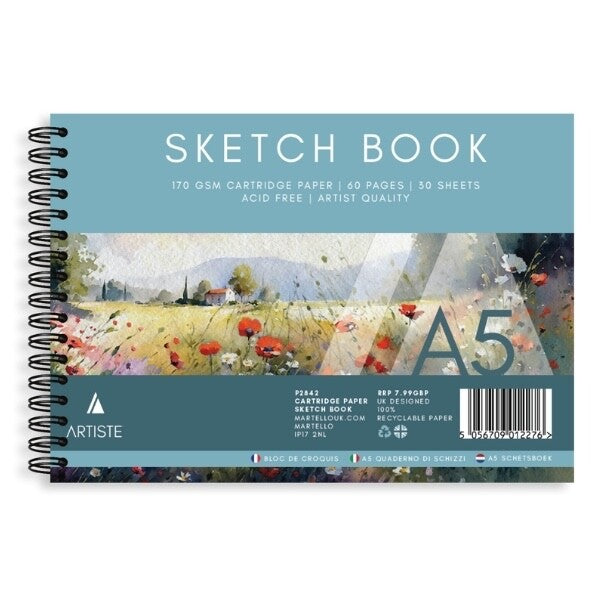 Artist Sketch Book Spiral Artist Drawing Doodling Sketching Book Art Craft A5