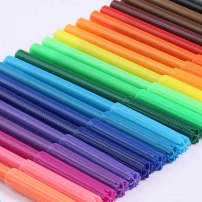 72 Felt Tip Pens Set Fine Fibre Drawing Marker Colouring Art School Colour Kids