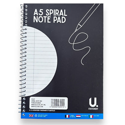 3 | A5 Spiral Notebook Soft Cover