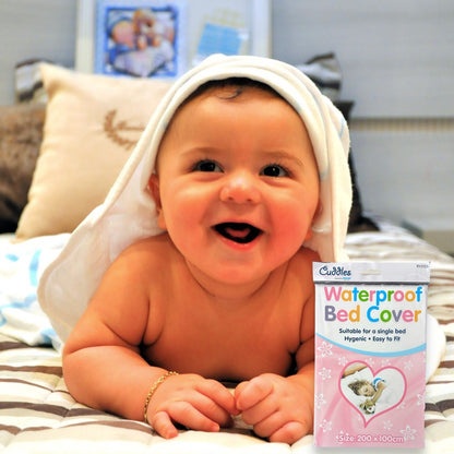 WATERPROOF CHILD BED SHEET COVER SINGLE MATTRESS PROTECTOR PLASTIC KID WETTING