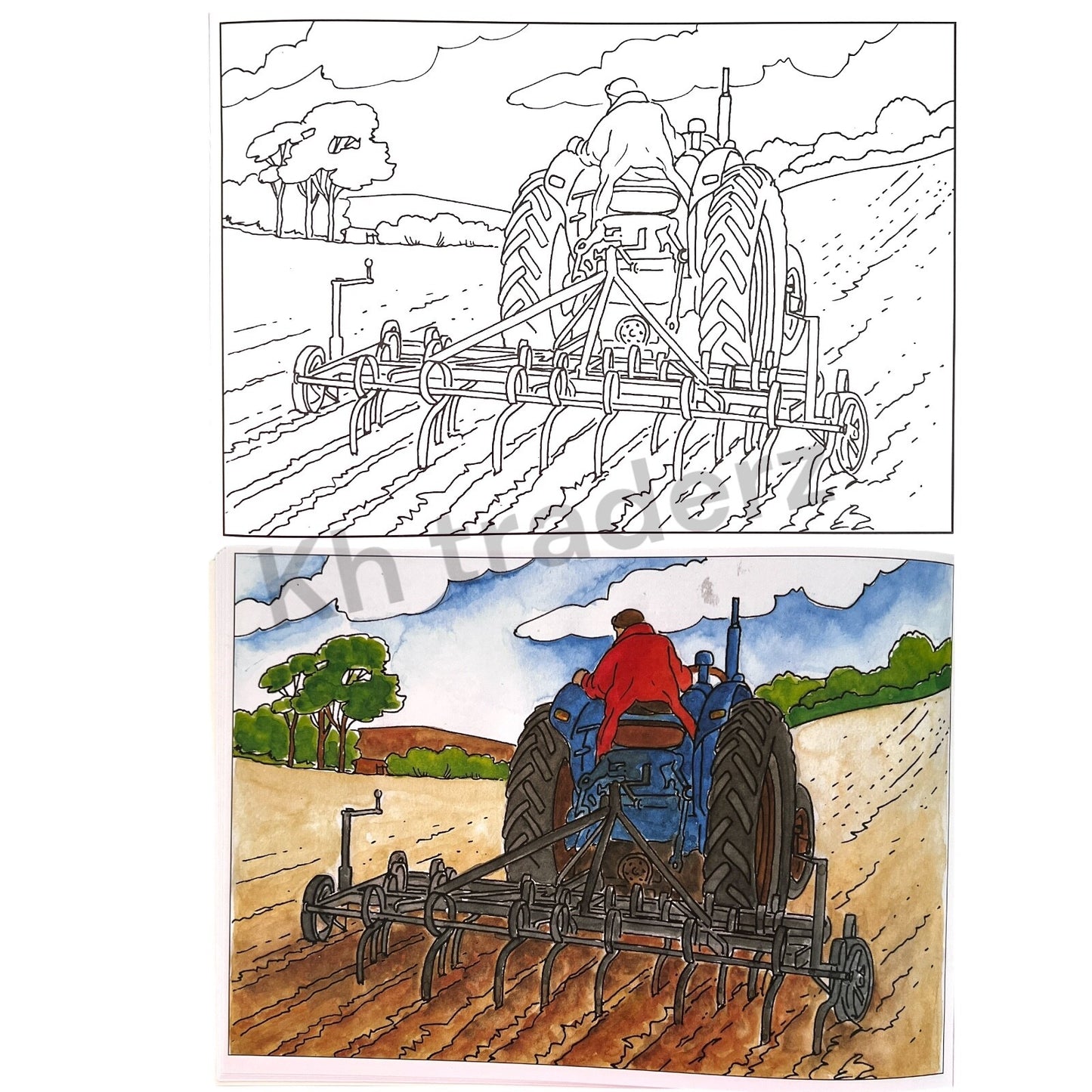 Poster Art Colouring Book Adult Kids