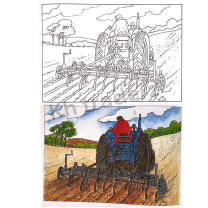 Poster Art Colouring Book Adult Kids