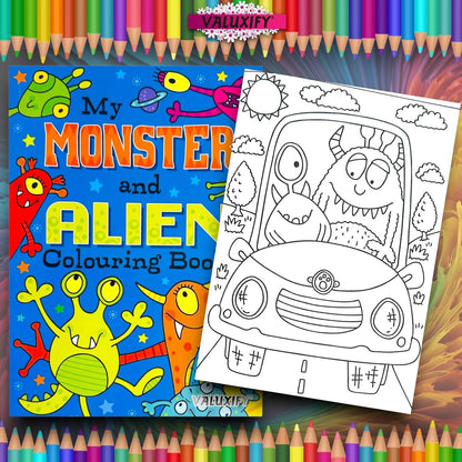 Big Dino, Monster & Aliens | Book Set | 27×20cm