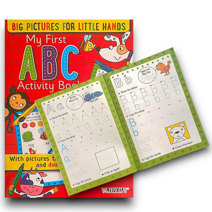 6X KIDS ACTIVITY FIRST LEARNING BOOKS WORDS OPPOSITES ANIMALS ABC 123 SHAPES