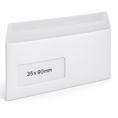 DL C6 Envelopes Peel and Seal White Manila Office Stationery Mailing Supplies