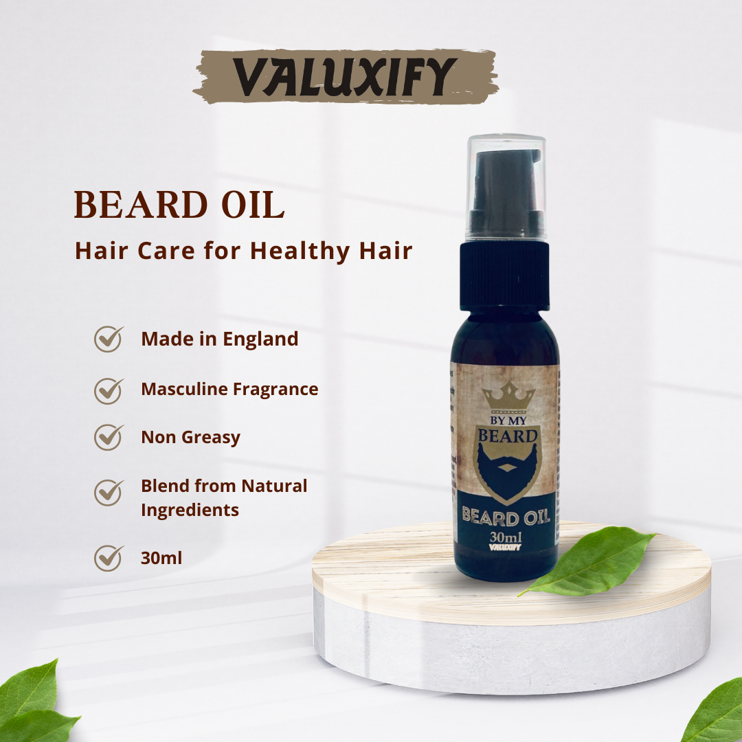 Men's Gent's Beard Grooming Kit Gift Set Shampoo Oil Wax Wooden Brush Comb Hair