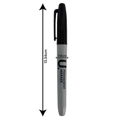 Black Permanent Marker Pens Bullet Point Tip Marker Permanent ink marker