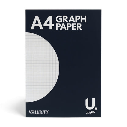 A4 Graph Paper Pad | 70 Pages 70gsm | Squared Maths & Drawing Sheets