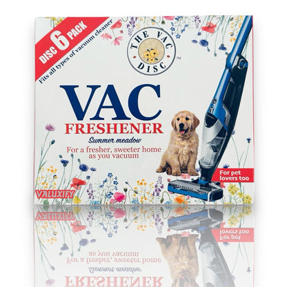 Vacuum Freshener Discs Air Cleaner Summer Meadow Scented Pet Vac 6 Disc