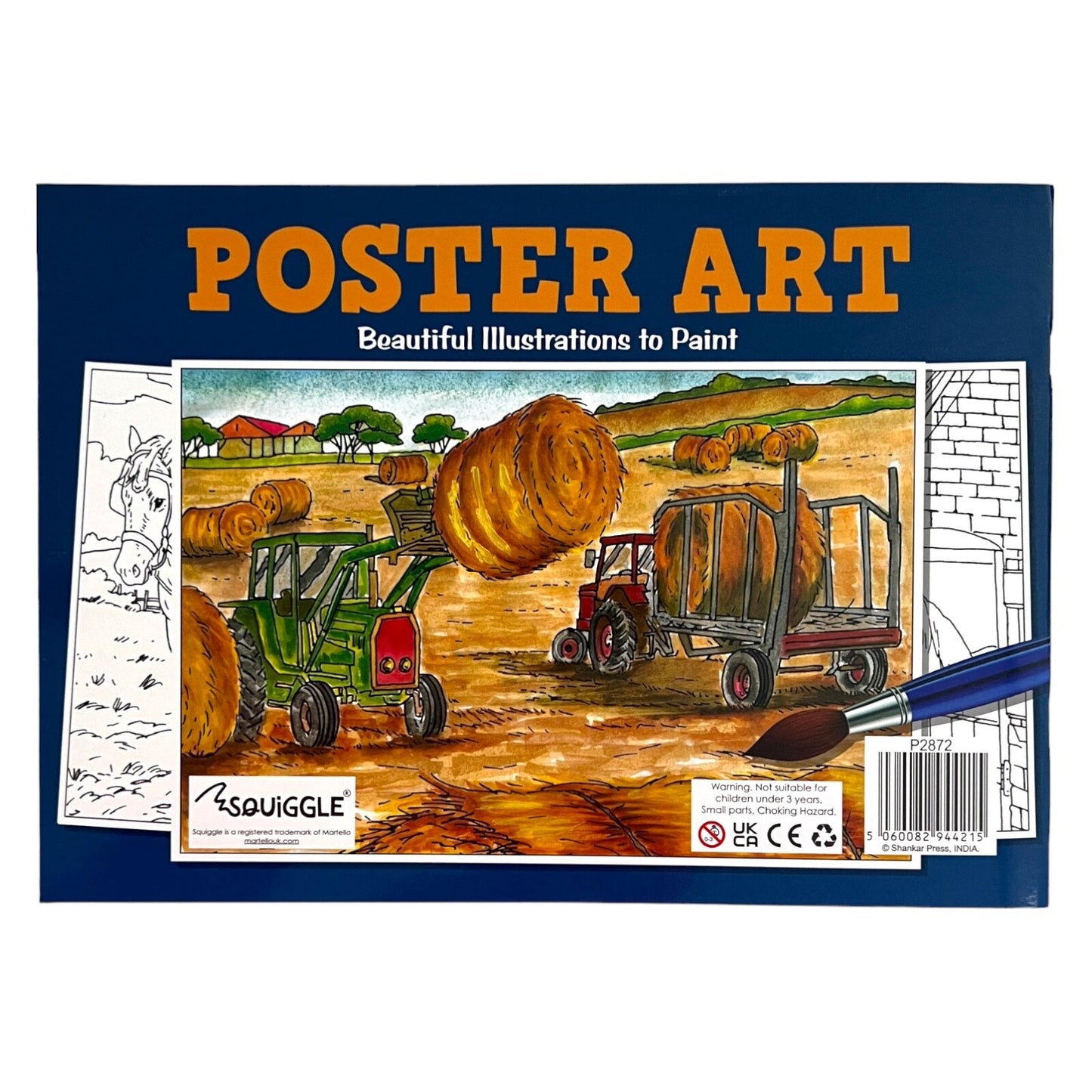 Poster Art Colouring Book Adult Kids