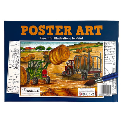 Poster Art Colouring Book Adult Kids
