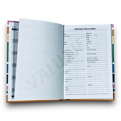 2025 A5 Week To View Diary