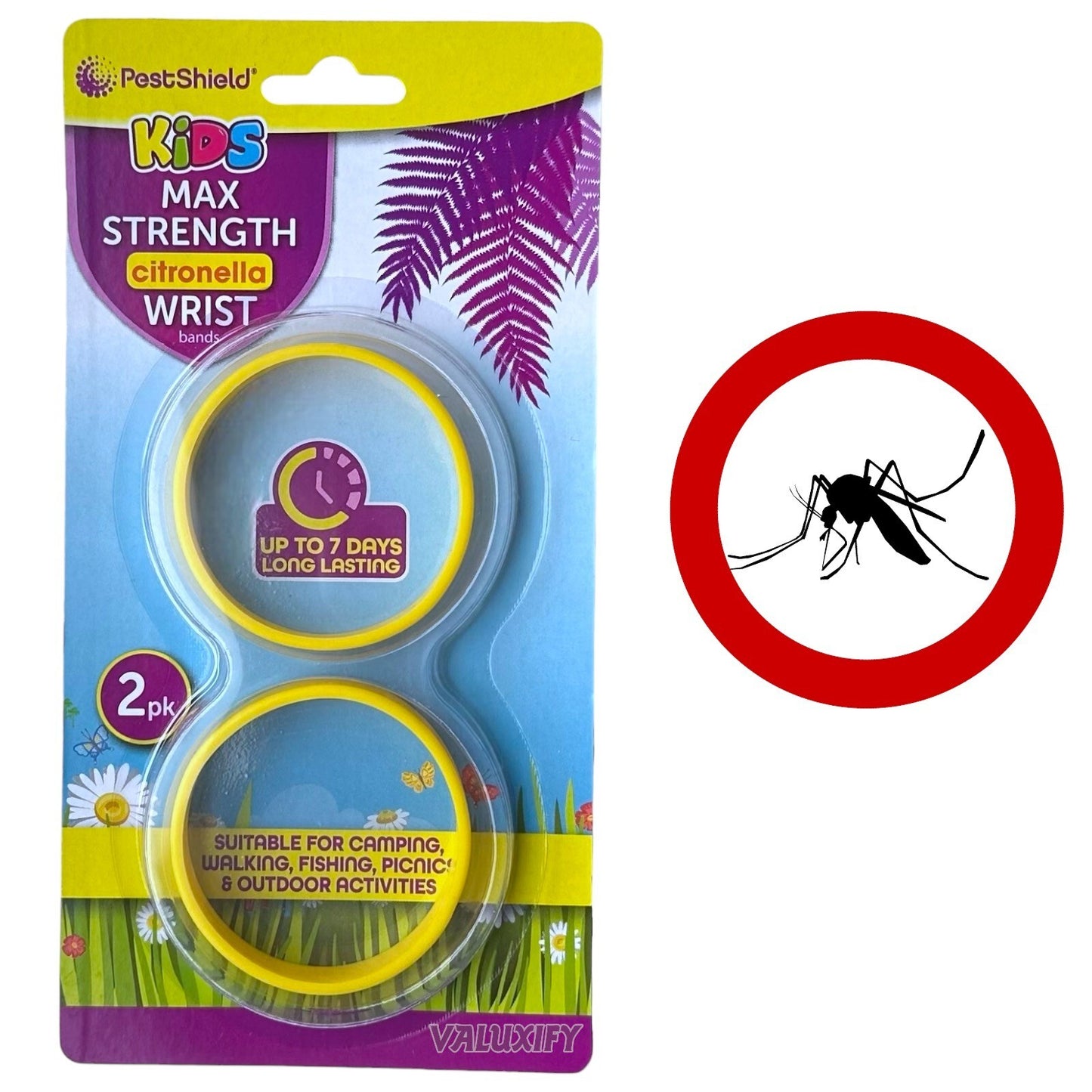 4 | Insect Repellent wrist band For Kids Mosquito Repellent Camping Fishing