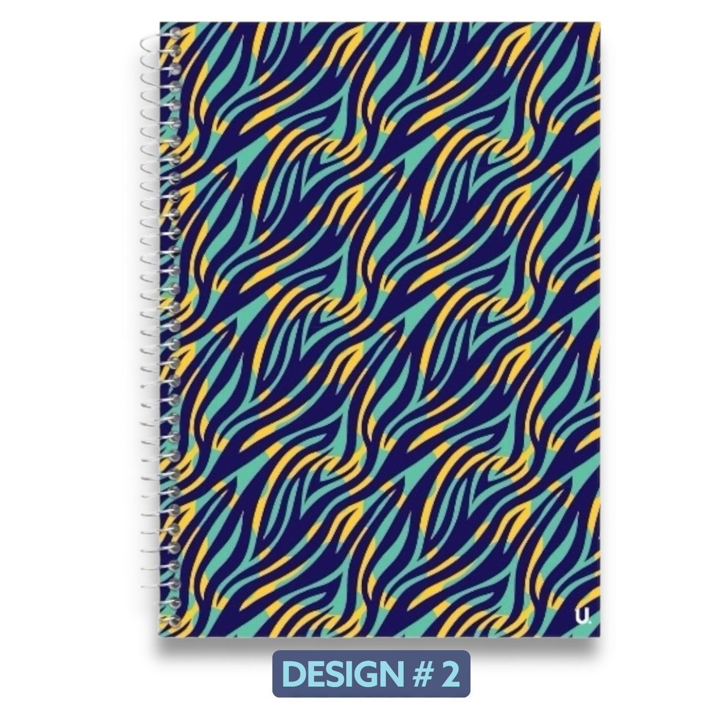 Spiral Notebook Lined Writing Pad 72 Pages Polypropylene Cover School 20x28cm