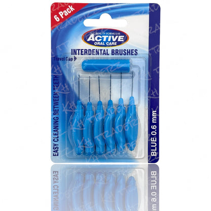 Interdental Dental Brushes Teeth Tooth Oral Care Clean Brush Blue & Orange