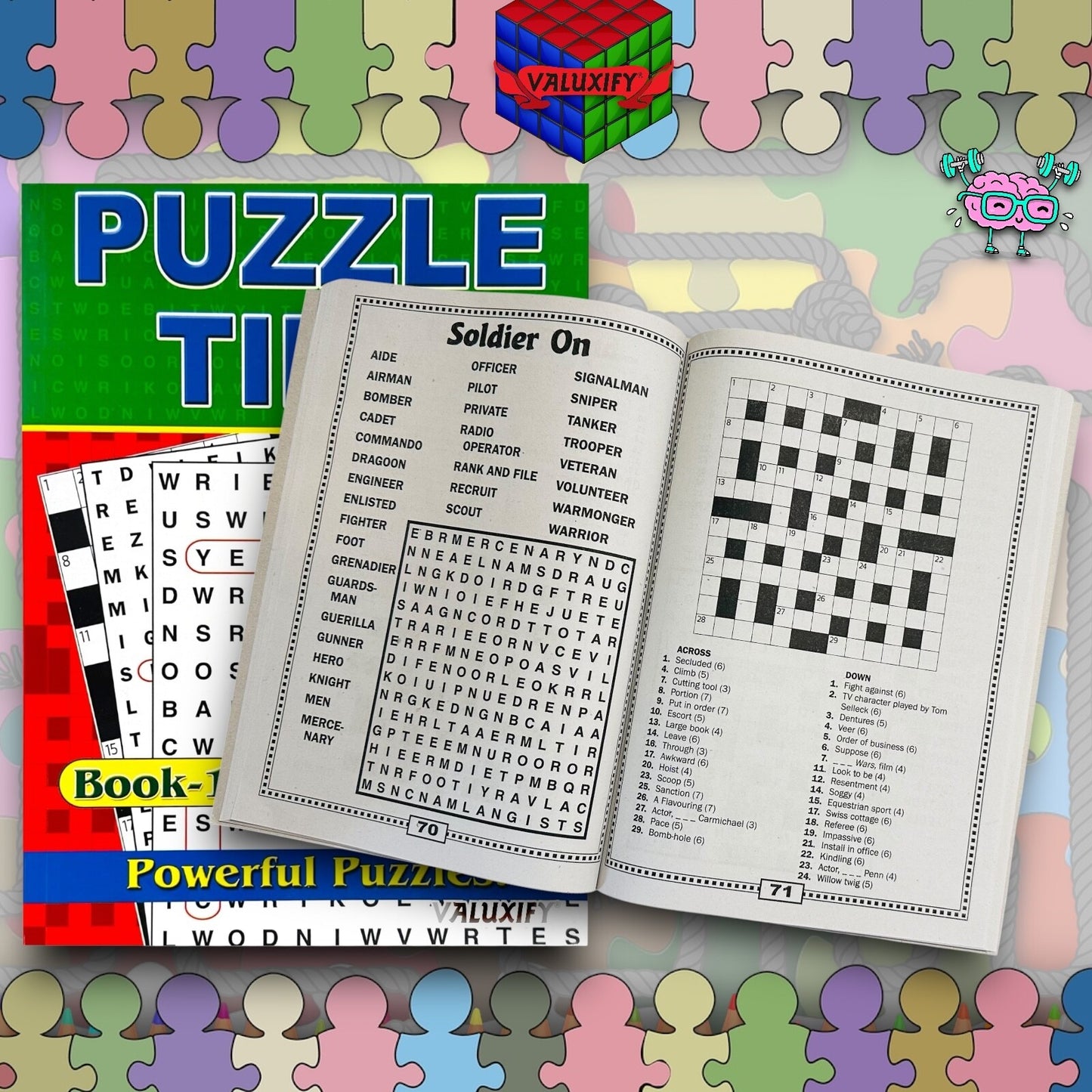 2 | Puzzle Word Search Book - Word search Puzzle Time 225 Powerful Puzzles Adult