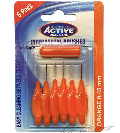 Interdental Dental Brushes Teeth Tooth Oral Care Clean Brush Blue & Orange